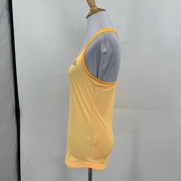 Adidas Tank Womens Extra Small Cheddar Climalite Racerback Vented Top *READ - Picture 6 of 13
